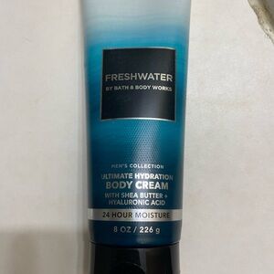 Bath & Body Works Freshwater Body Cream - Blue and White
